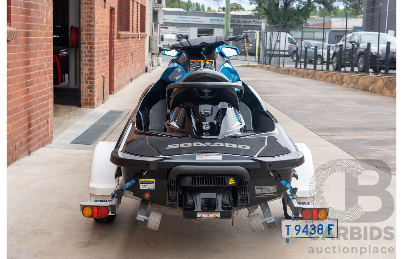 2017 BRP Seadoo GTR 230 Performance Jet Ski on 02/2017 Boeing 10SJS2 Jet Ski Trailer