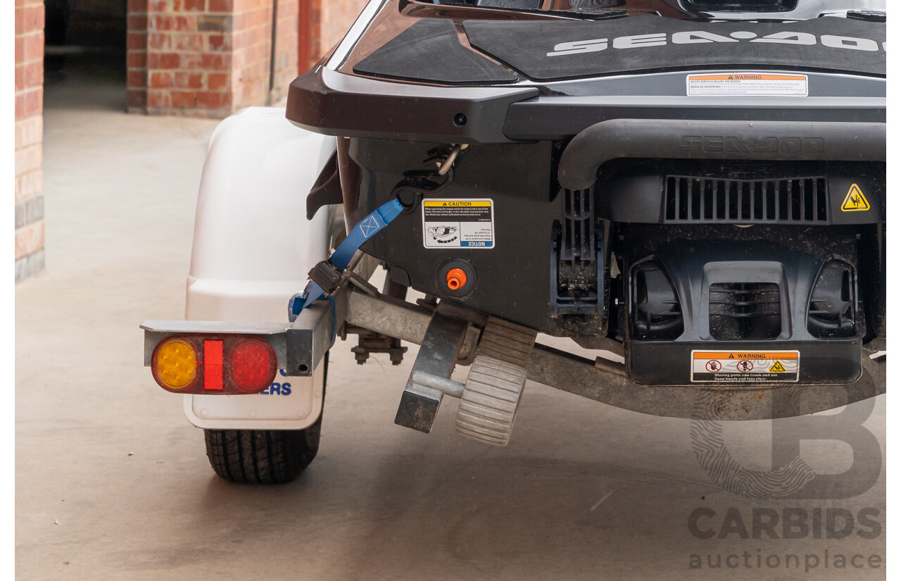 2017 BRP Seadoo GTR 230 Performance Jet Ski on 02/2017 Boeing 10SJS2 Jet Ski Trailer