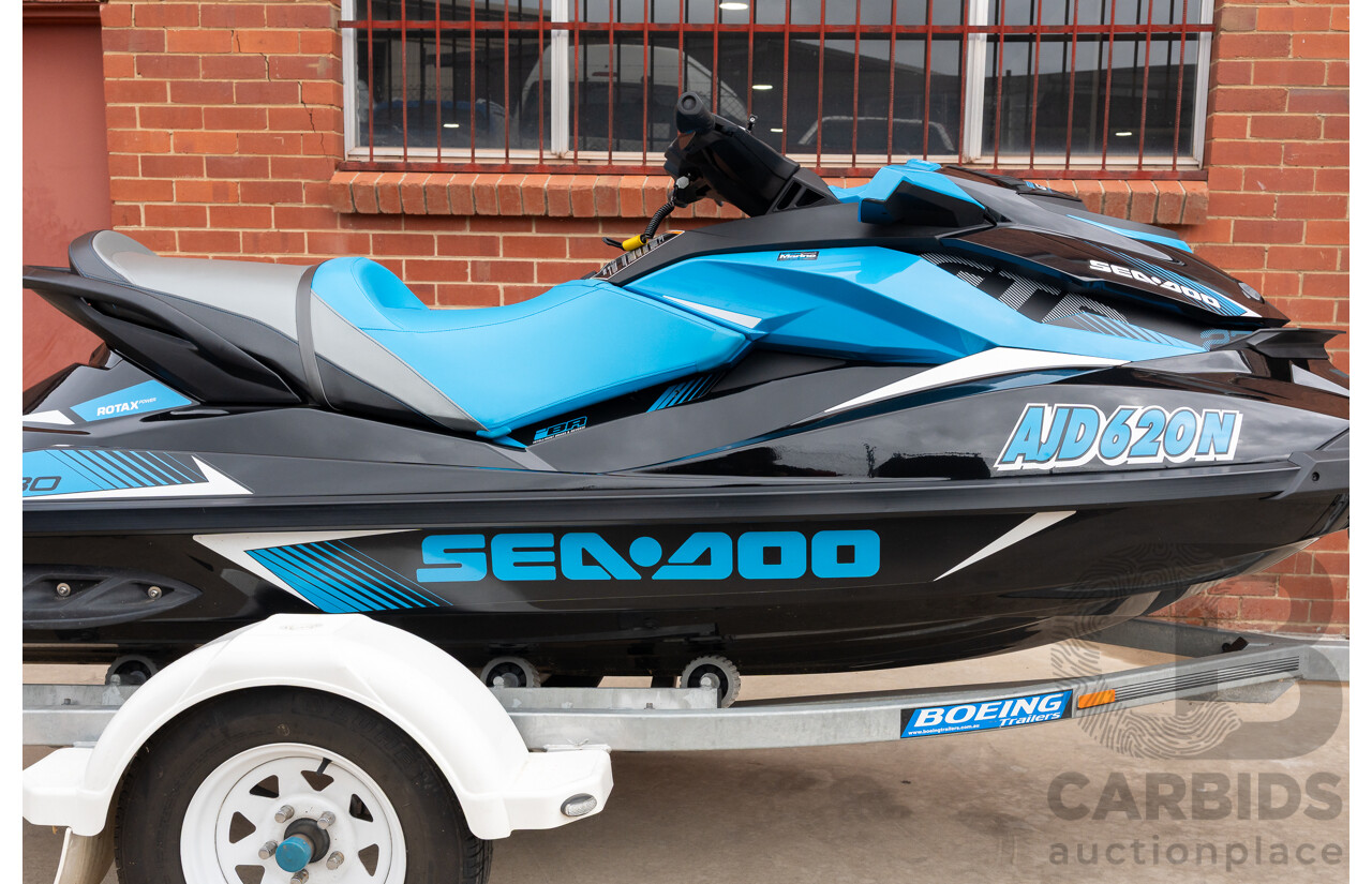 2017 BRP Seadoo GTR 230 Performance Jet Ski on 02/2017 Boeing 10SJS2 Jet Ski Trailer