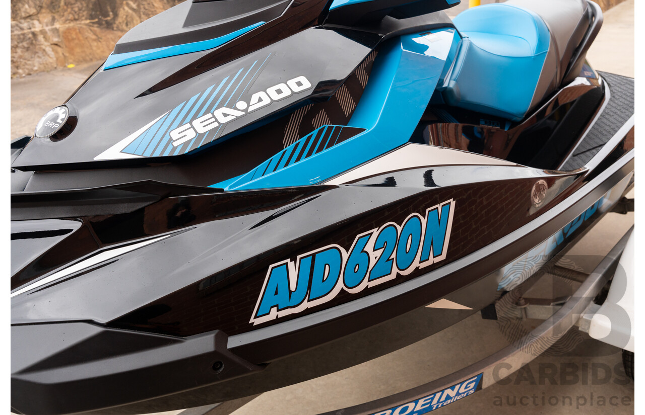 2017 BRP Seadoo GTR 230 Performance Jet Ski on 02/2017 Boeing 10SJS2 Jet Ski Trailer