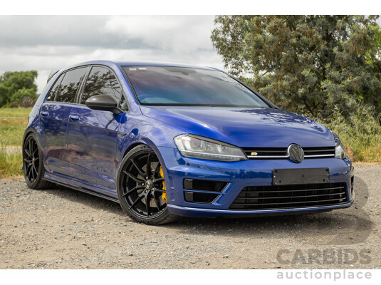 7/2015 Volkswagen Golf R Mk7 (AWD) AU MY15 5d Hatchback Lapiz Blue Metallic Turbo 2.0L - Stage 3 APR 7/2015 Volkswagen Golf R Mk7 (AWD) AU MY15 5d Hatchback Lapiz Blue Metallic Turbo 2.0L - Stage 3 APR