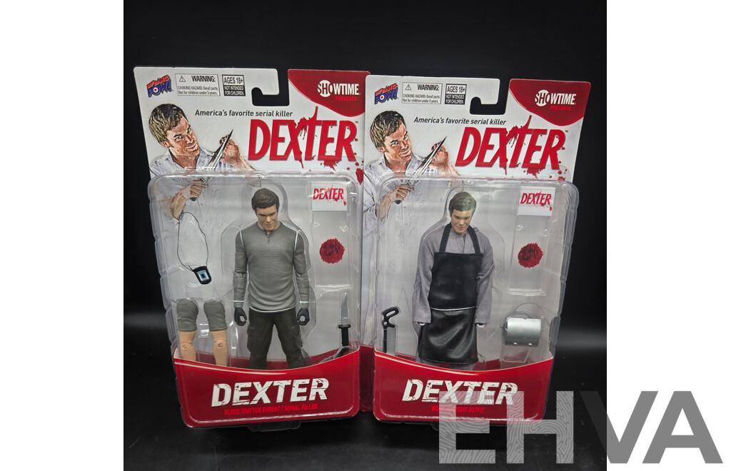 Dexter Action Figure, Work Jumpsuit Outfit and Serial Killer -  Sealed New in Box