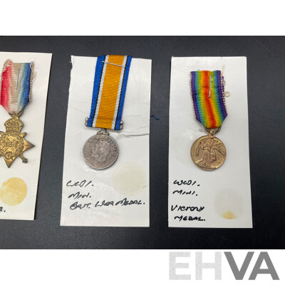 Collection of Military Medals, Including Both Full Size and Miniature Version - Lot of 11