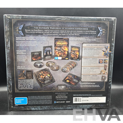 World of Warcraft: the Warlords of Draenor Collectors Edition, Sealed New in Box