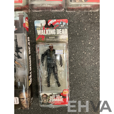 Walking Dead Action Figures, Lot of 6 -  Sealed New in Box
