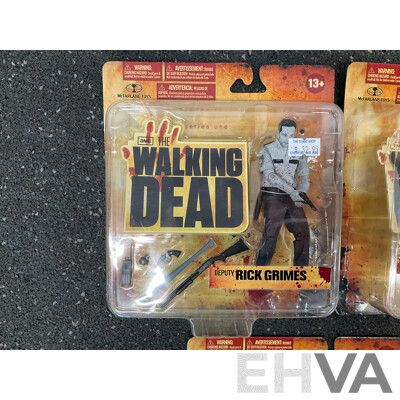 Walking Dead Action Figures, Lot of 5 -  Sealed New in Box