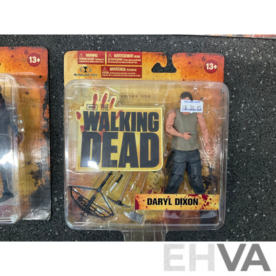 Walking Dead Action Figures, Lot of 5 -  Sealed New in Box