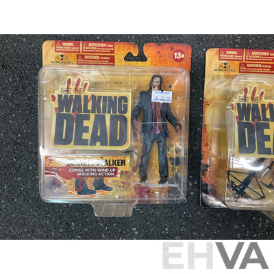 Walking Dead Action Figures, Lot of 5 -  Sealed New in Box