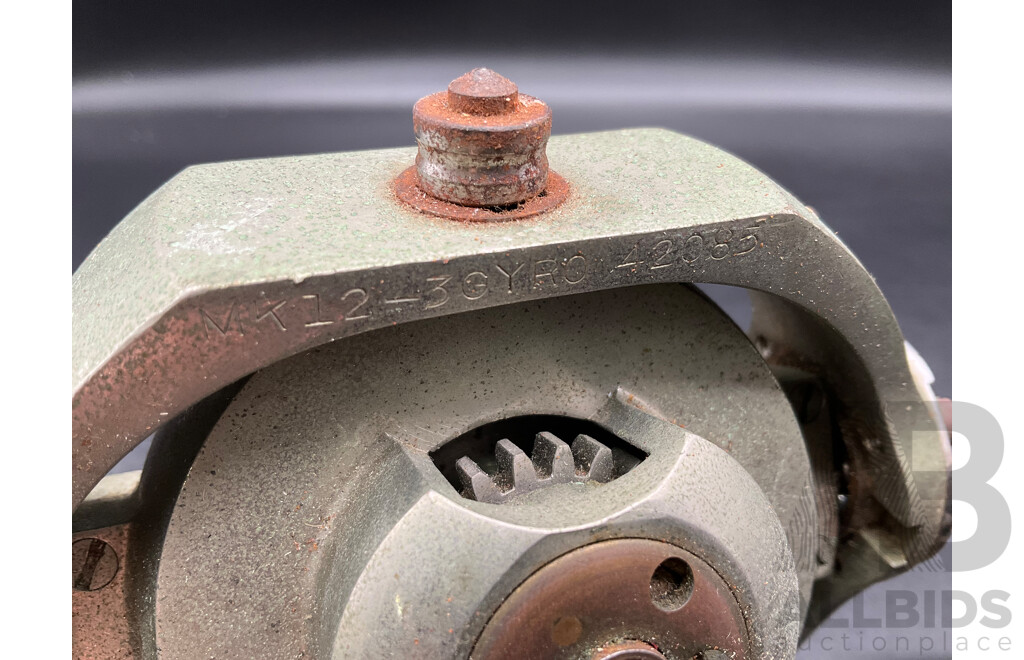 U.S. Navy Mark 12-3 Torpedo Gyroscopes (Pair) - World War II Era – Submarine and Surface Torpedo Components