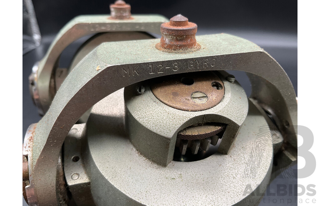 U.S. Navy Mark 12-3 Torpedo Gyroscopes (Pair) - World War II Era – Submarine and Surface Torpedo Components
