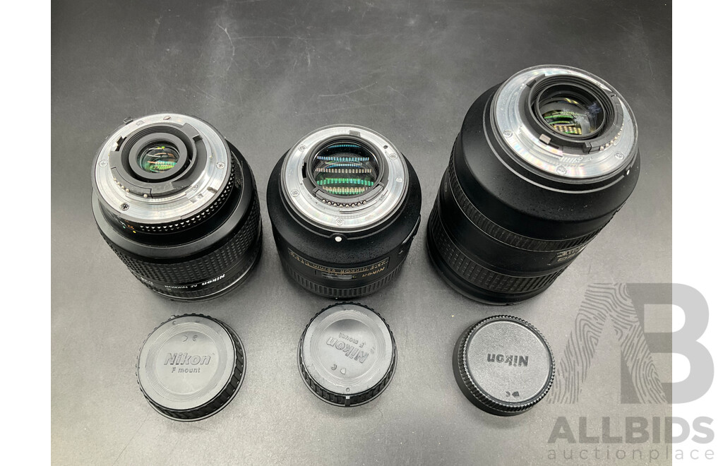 NIKON D200 Digital Camera Kit with 28-300mm Lens, 24-120mm Lens, 85mm Lens and Accessories