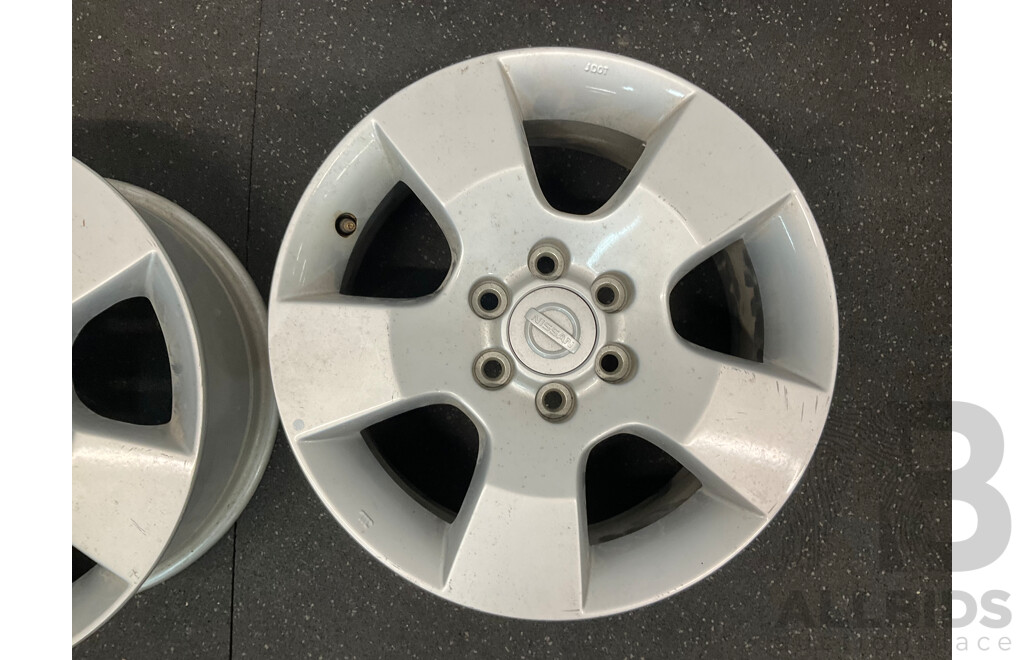 NISSAN Alloy Wheels - Lot of 3