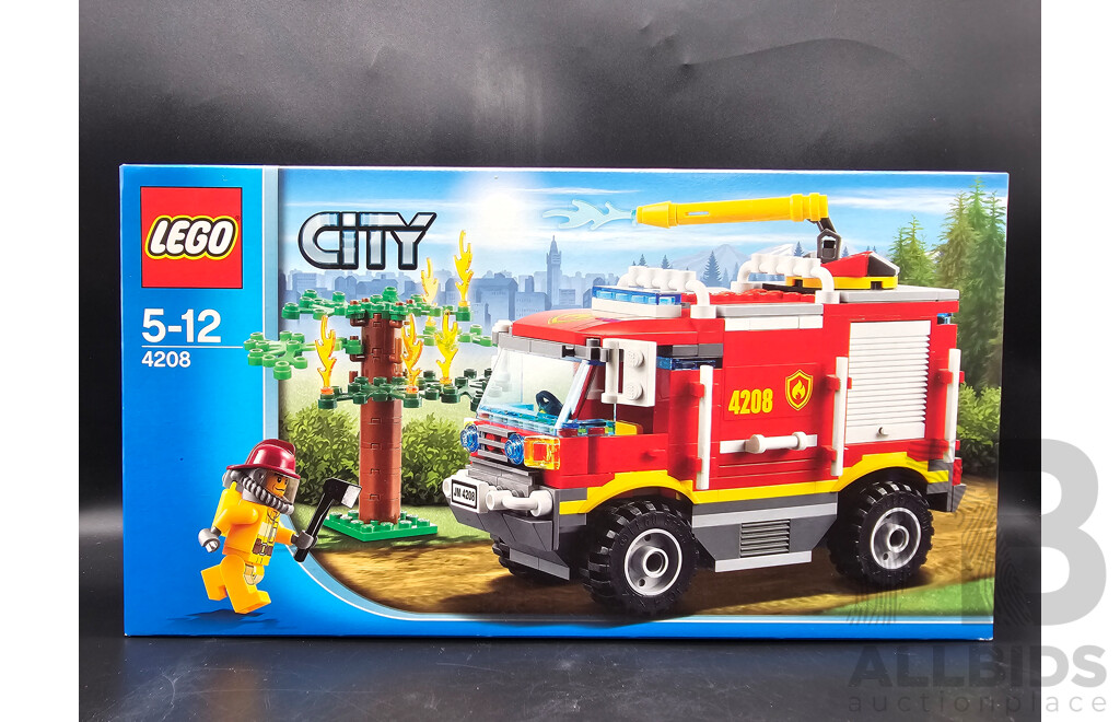 Retired Lego Set, City, 4X4 Fire Truck, 4208 Sealed New in Box