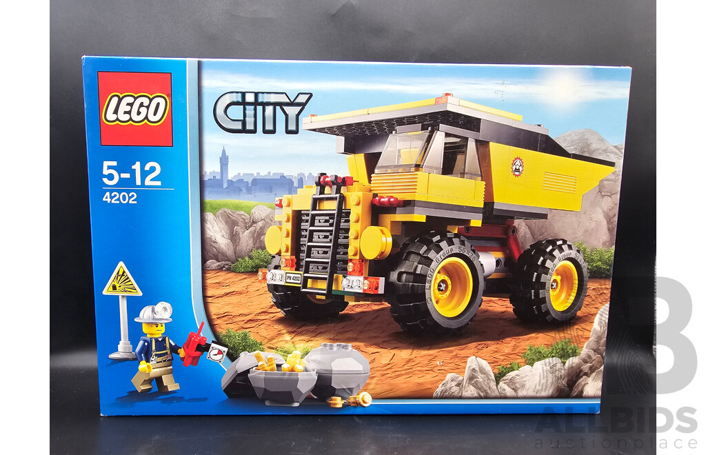 Retired Lego Set, City, Mining Truck, 4202 Sealed New in Box