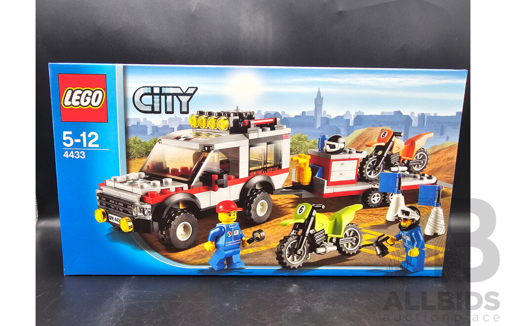 Retired Lego Set, City, Dirt Bike Transporter, 4433 Sealed New in Box
