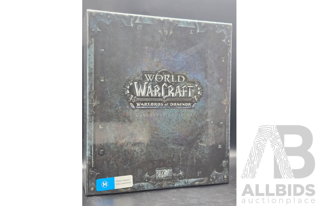 World of Warcraft: the Warlords of Draenor Collectors Edition, Sealed New in Box