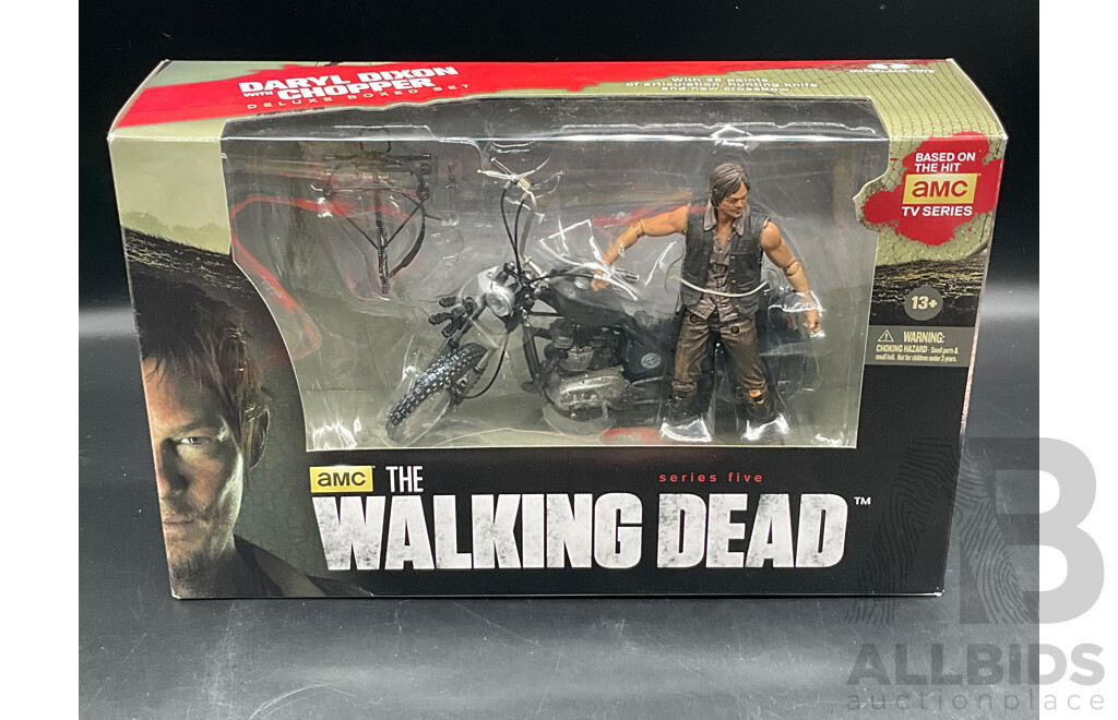 The Walking Dead Collectable Action Figures - Lot of 5