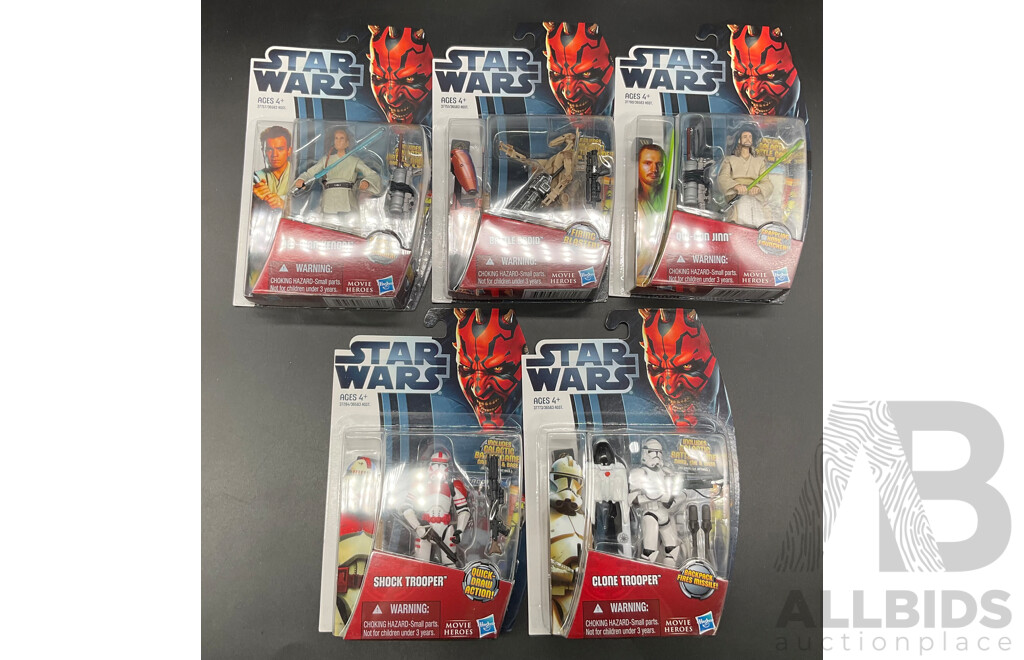 Assorted Collectable STAR WARS Action Figures - Lot of 15