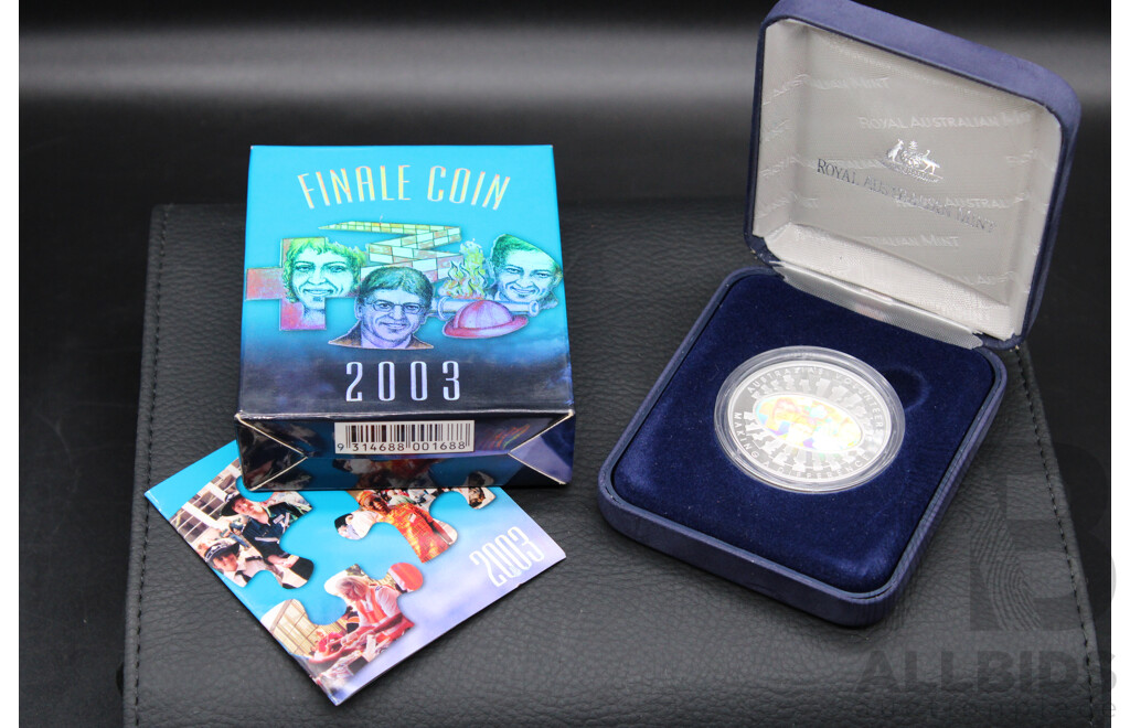 Australian RAM 2003 Volunteers Five-Dollar Silver Proof Coin