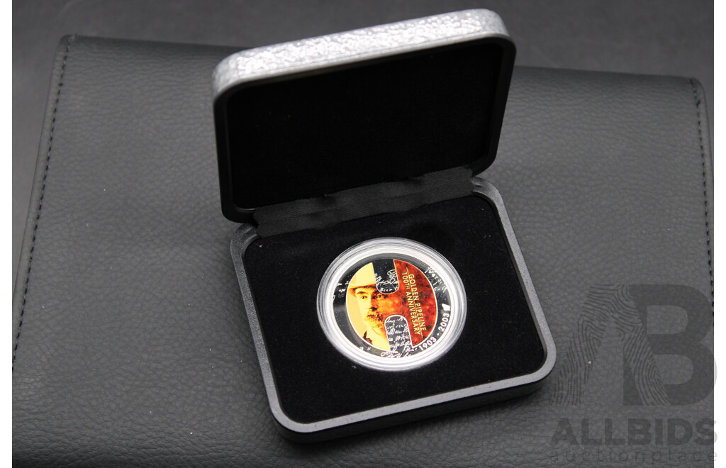 Australian TPM Golden Pipeline 100th Anniversary 1903-2003 One Dollar Silver Proof Coin