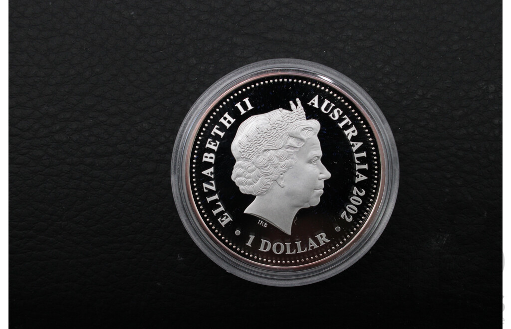 Australian TPM 2002 ''Queen Elizabeth II Golden Jubilee of Accession'' 1oz One Dollar Silver Proof Coin