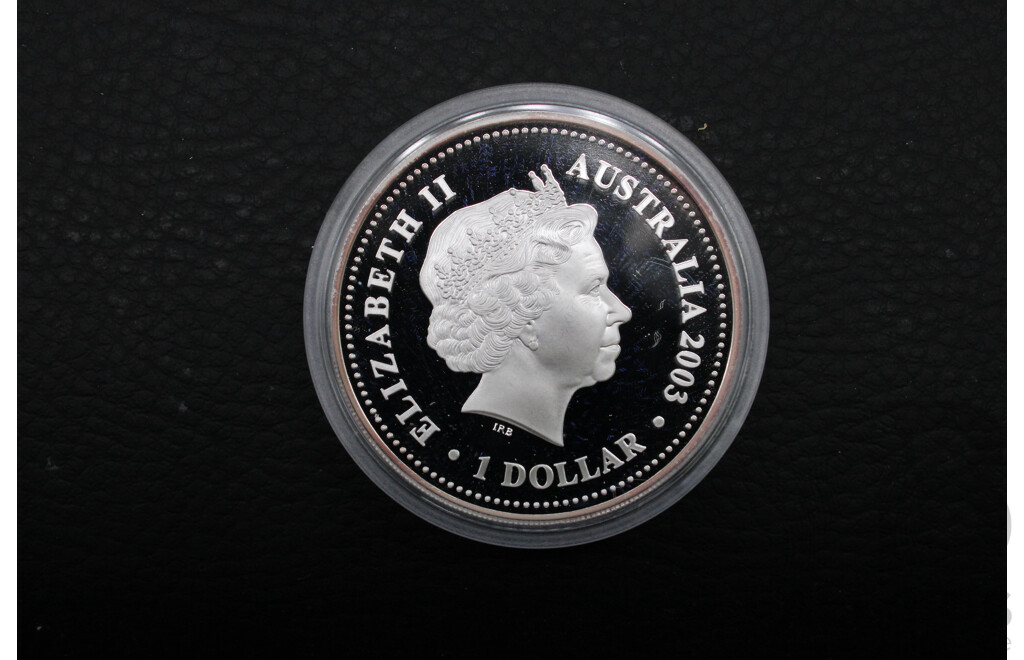 Australian TPM 2003 ''50th Anniversary of the Coronation of Queen Elizabeth II'' 1oz One Dollar Silver Proof Coin