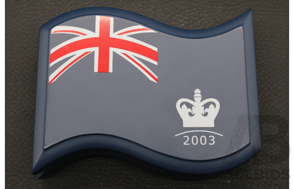 Australian TPM 2003 ''50th Anniversary of the Coronation of Queen Elizabeth II'' 1oz One Dollar Silver Proof Coin