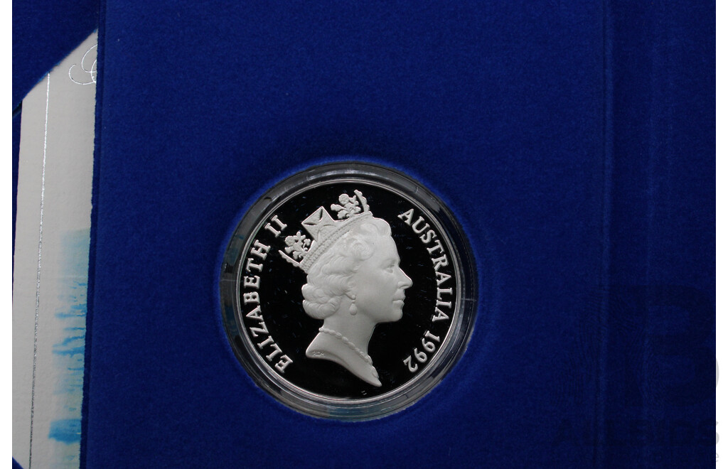 Australian RAM 1992 ''Birds of Australia''  $10 Emperor Penquin Silver Proof Coin