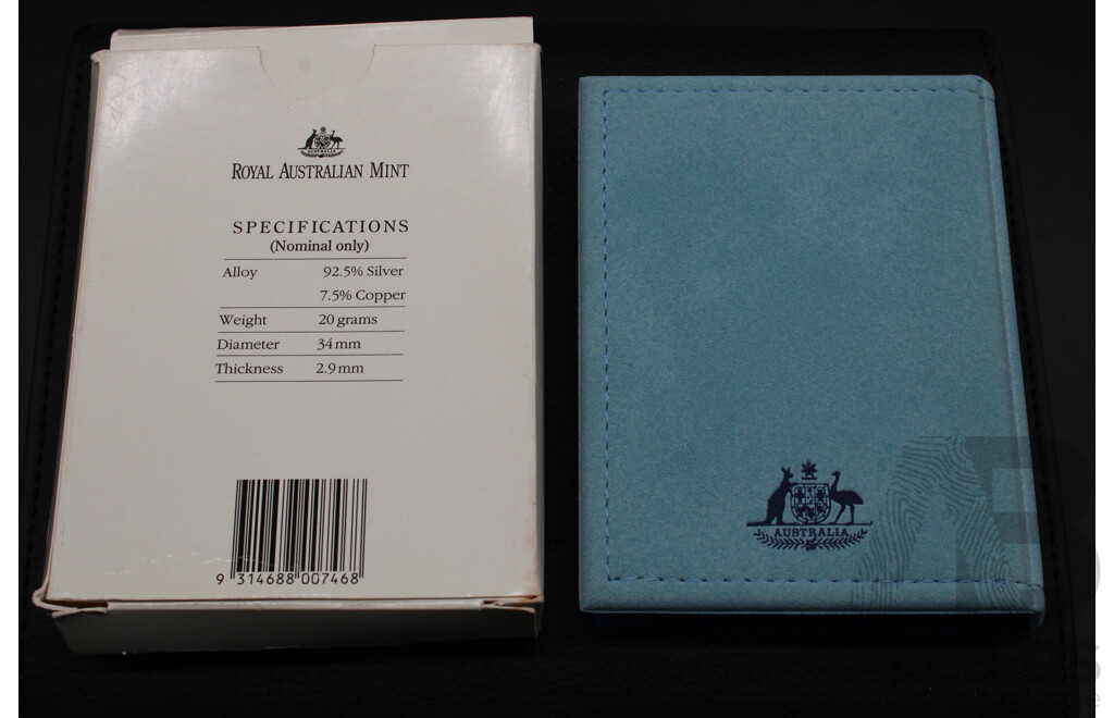 Australian RAM 1992 ''Birds of Australia''  $10 Emperor Penquin Silver Proof Coin