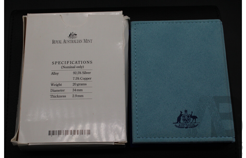 Australian RAM 1990 ''Birds of Australia''  $10 Cockatoo Silver Proof Coin