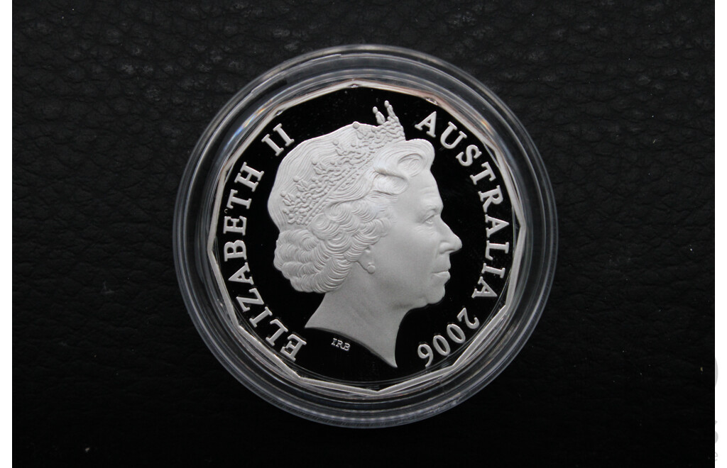 Australian RAM 2006 Royal Collection 50c Selectively Gold Plated Silver Proof Two Coin Set
