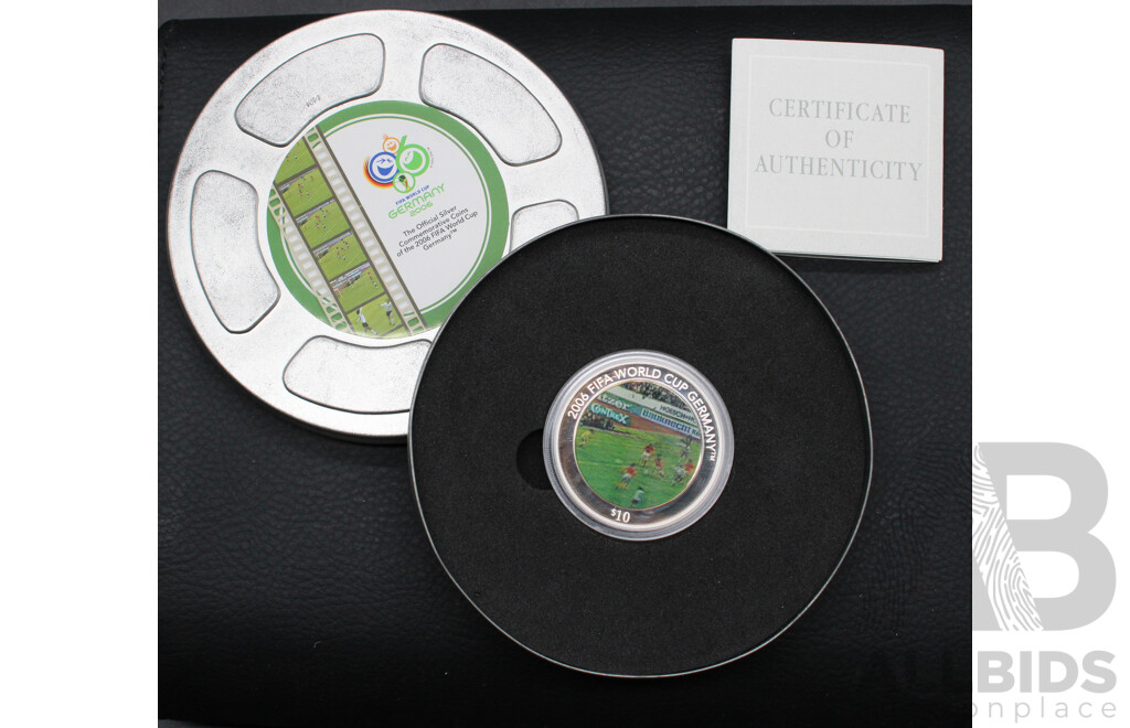 Solomon Islands 2006 FIFA World Cup Germany Commemorative Ten Dolar Silver Proof Coin