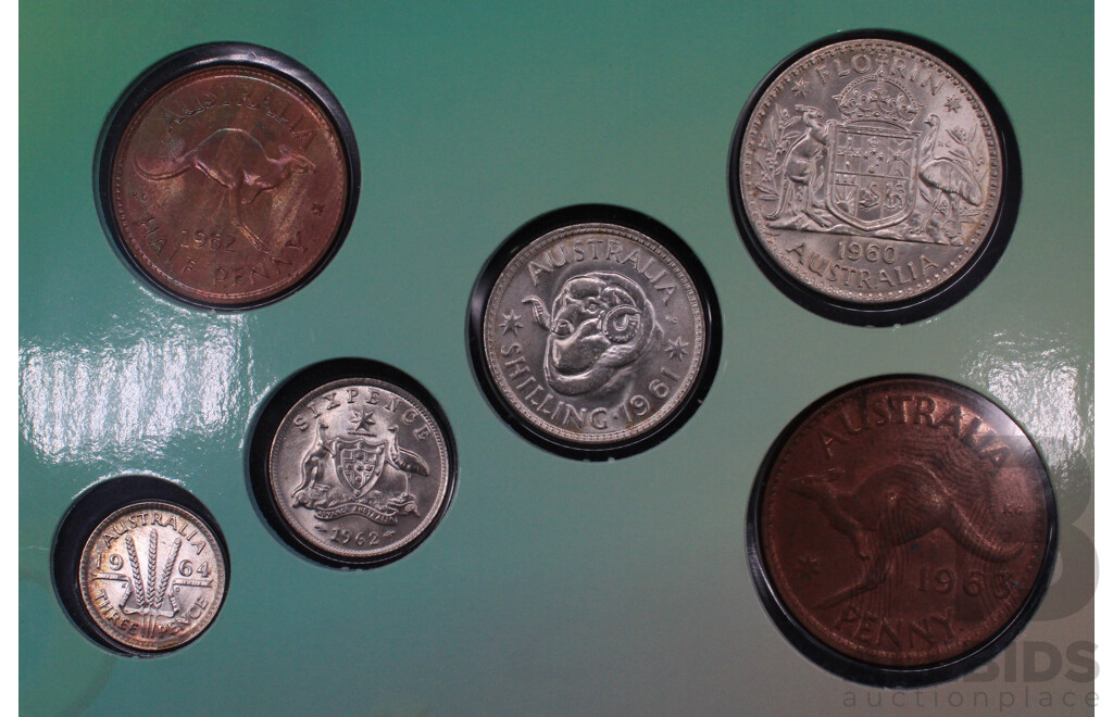 Australian 2006 ''Currency Crossroads'' the Dawn of the Decimal Era 12 Coin Set