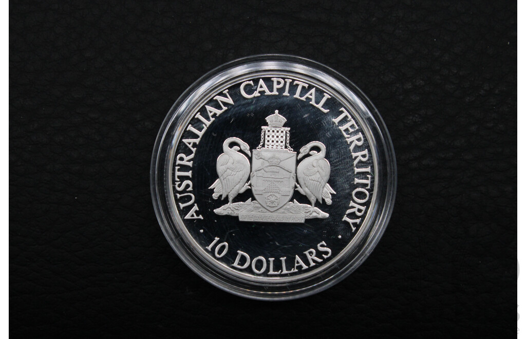 Collection of Australian RAM 1990-1993 ''State Series'' $10 Silver Proof Coins - Lot of 3