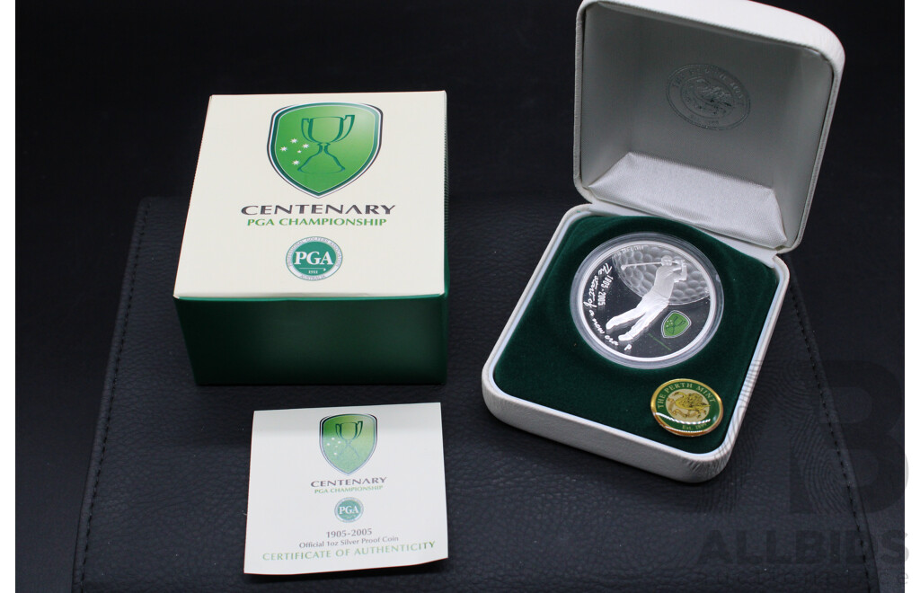 Collection of Australian Proof Coins and 2021 Singapore ''Lunar New Year'' Coin Set in a Hongbao Pack - Lot of 6