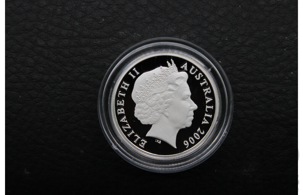 Collection of Australian Proof Coins and 2021 Singapore ''Lunar New Year'' Coin Set in a Hongbao Pack - Lot of 6