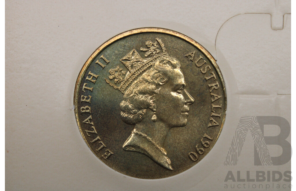 Collection of Australian Proof Coins and 2021 Singapore ''Lunar New Year'' Coin Set in a Hongbao Pack - Lot of 6