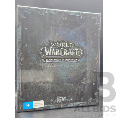 World of Warcraft: the Warlords of Draenor Collectors Edition, Sealed New in Box World of Warcraft: the Warlords of Draenor Collectors Edition, Sealed New in Box