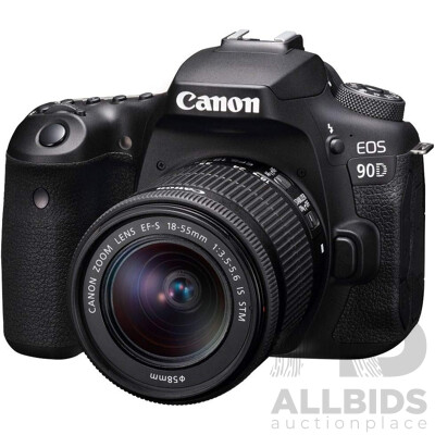 Canon (90DKIS) EOS 90D with 18-55 is STM Kit - ORP $2,179