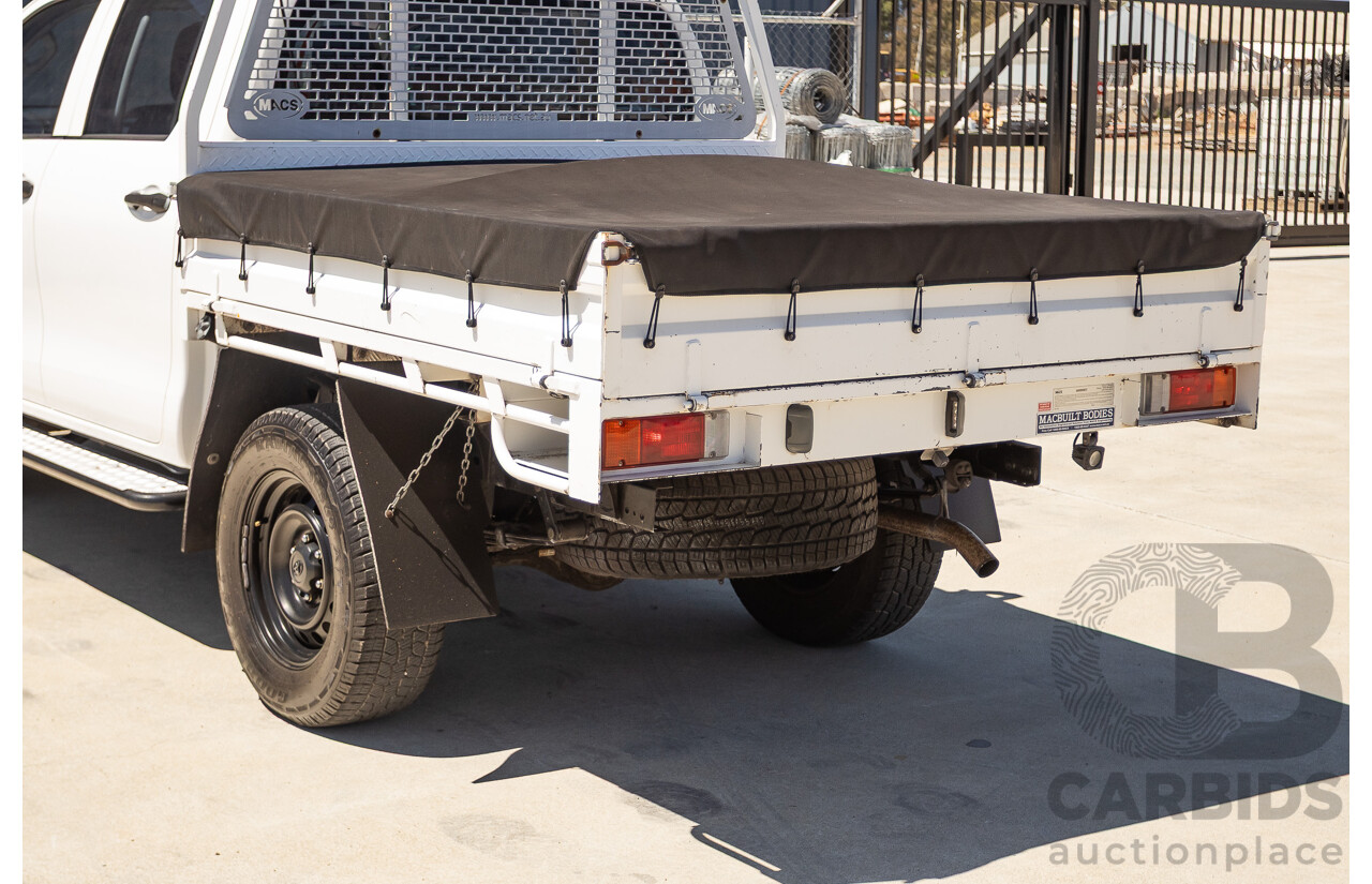 02/2019 Toyota Hilux WORKMATE GUN135R MY19 Double Cab P/Up White Turbo Diesel 2.4L
