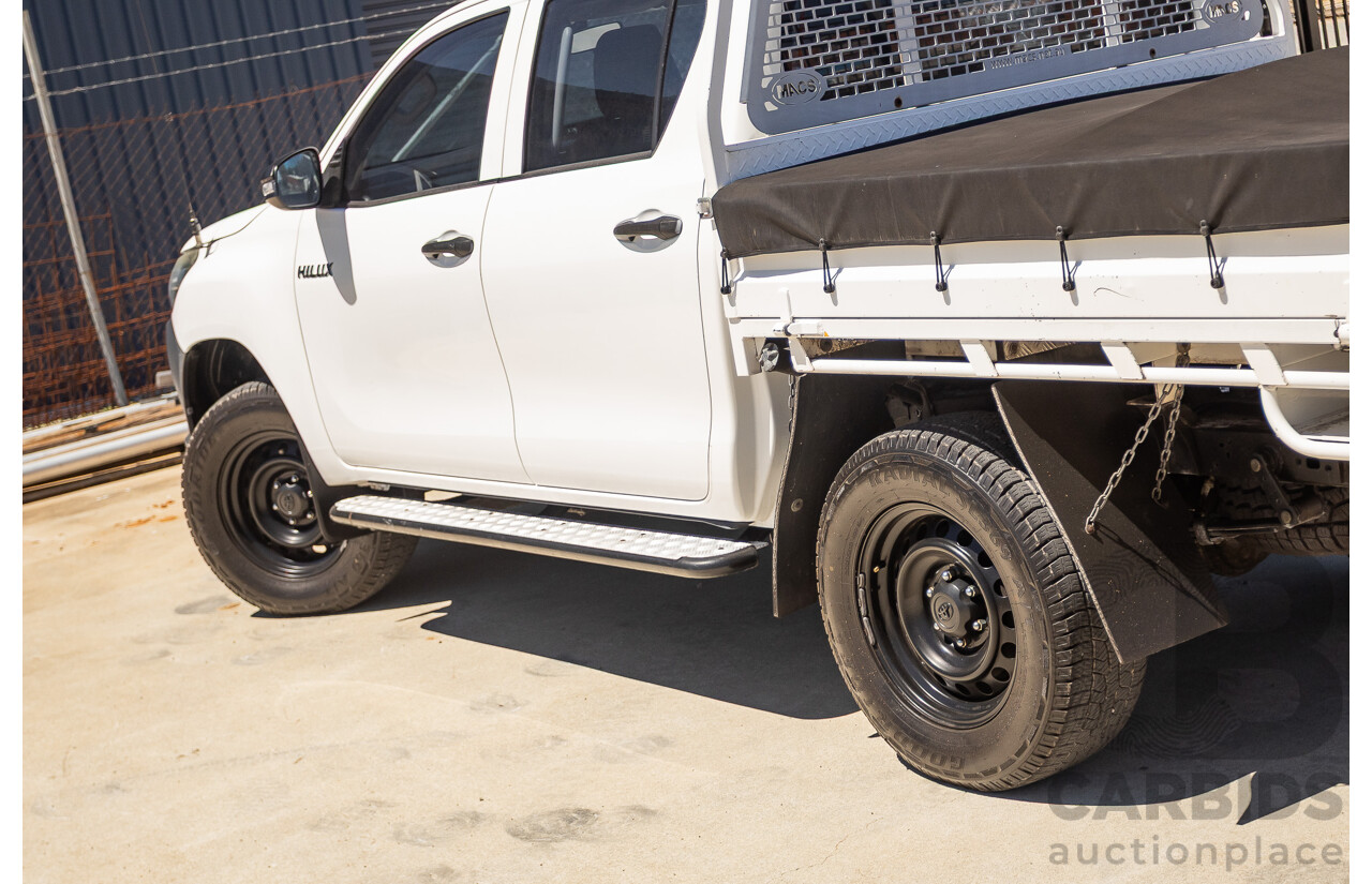 02/2019 Toyota Hilux WORKMATE GUN135R MY19 Double Cab P/Up White Turbo Diesel 2.4L