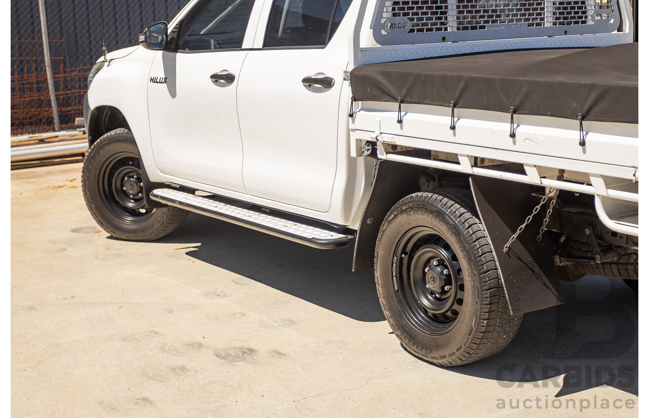 02/2019 Toyota Hilux WORKMATE GUN135R MY19 Double Cab P/Up White Turbo Diesel 2.4L