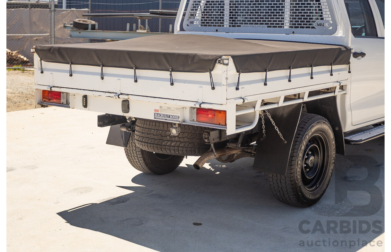 02/2019 Toyota Hilux WORKMATE GUN135R MY19 Double Cab P/Up White Turbo Diesel 2.4L