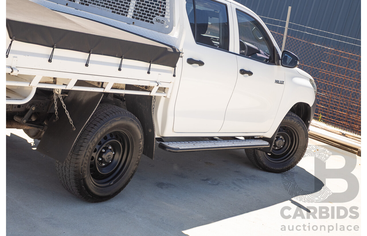 02/2019 Toyota Hilux WORKMATE GUN135R MY19 Double Cab P/Up White Turbo Diesel 2.4L