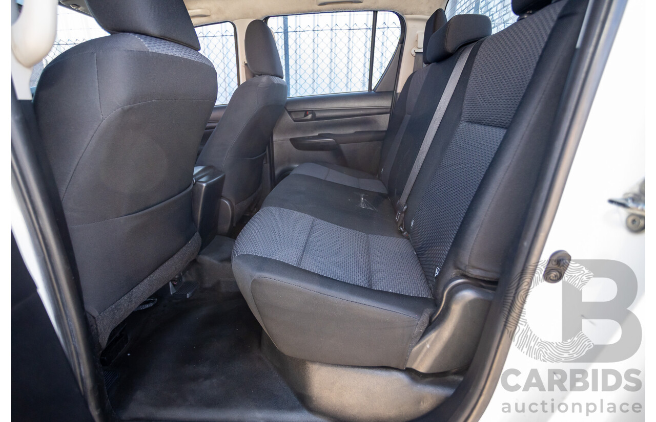 02/2019 Toyota Hilux WORKMATE GUN135R MY19 Double Cab P/Up White Turbo Diesel 2.4L