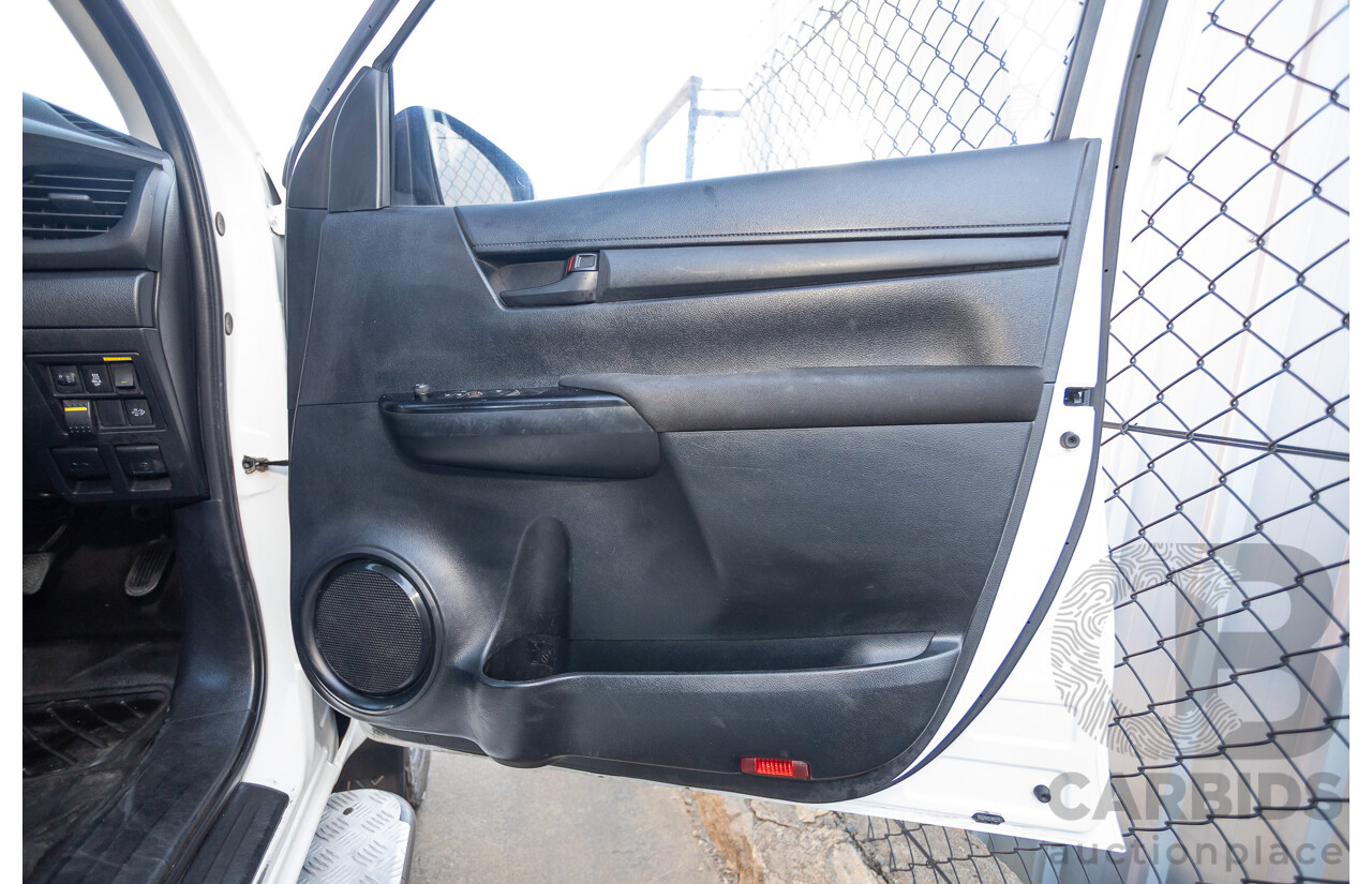 02/2019 Toyota Hilux WORKMATE GUN135R MY19 Double Cab P/Up White Turbo Diesel 2.4L