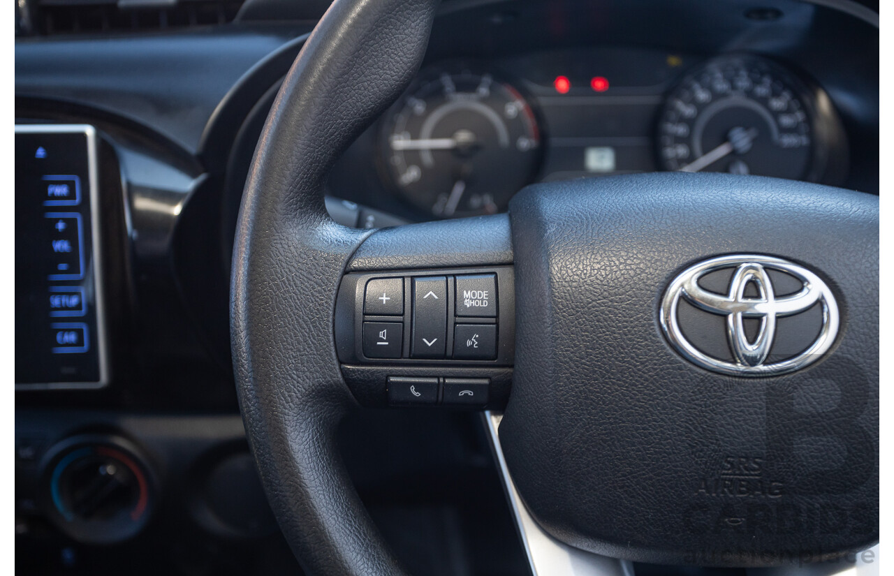 02/2019 Toyota Hilux WORKMATE GUN135R MY19 Double Cab P/Up White Turbo Diesel 2.4L