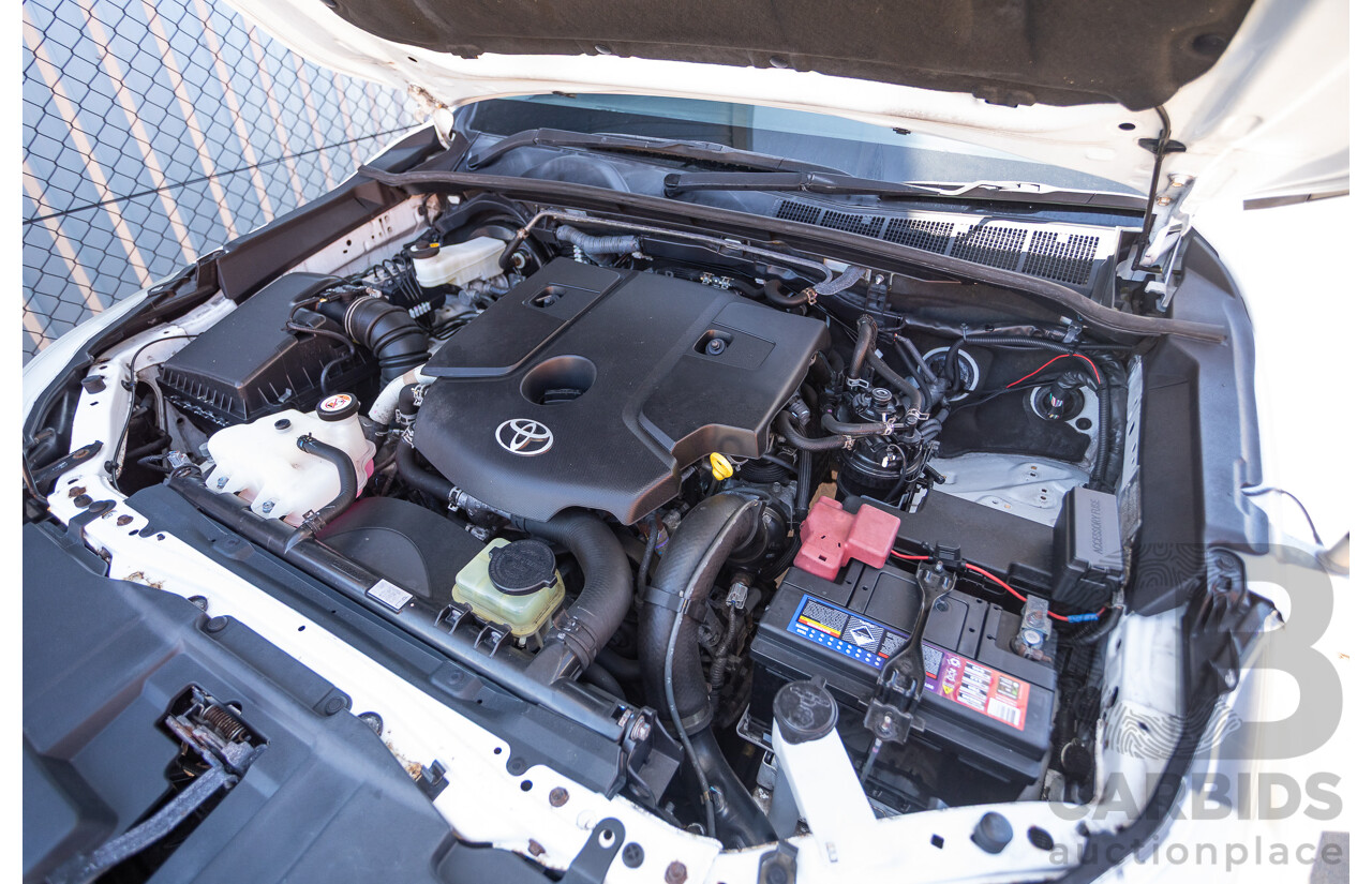 02/2019 Toyota Hilux WORKMATE GUN135R MY19 Double Cab P/Up White Turbo Diesel 2.4L