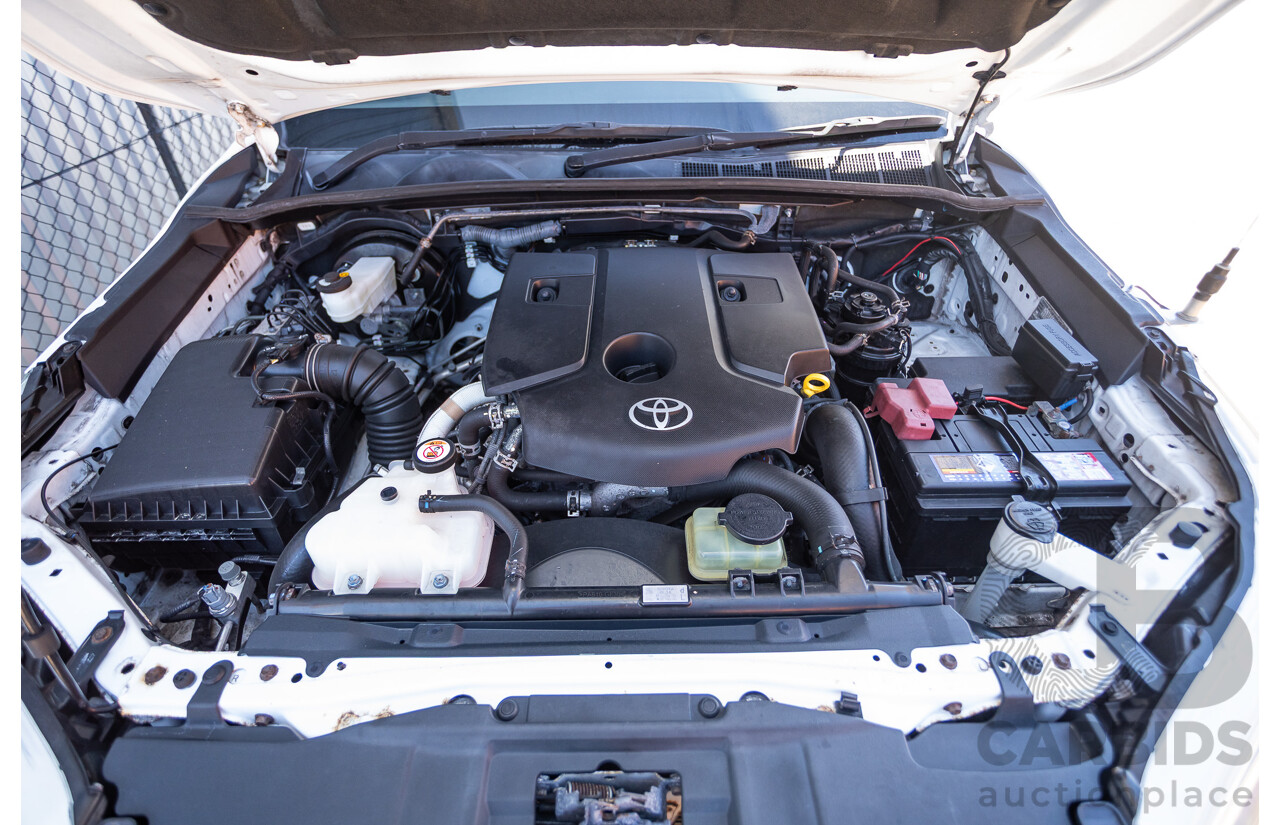 02/2019 Toyota Hilux WORKMATE GUN135R MY19 Double Cab P/Up White Turbo Diesel 2.4L