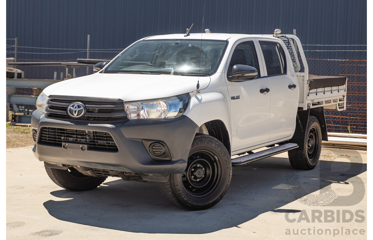 02/2019 Toyota Hilux WORKMATE GUN135R MY19 Double Cab P/Up White Turbo Diesel 2.4L